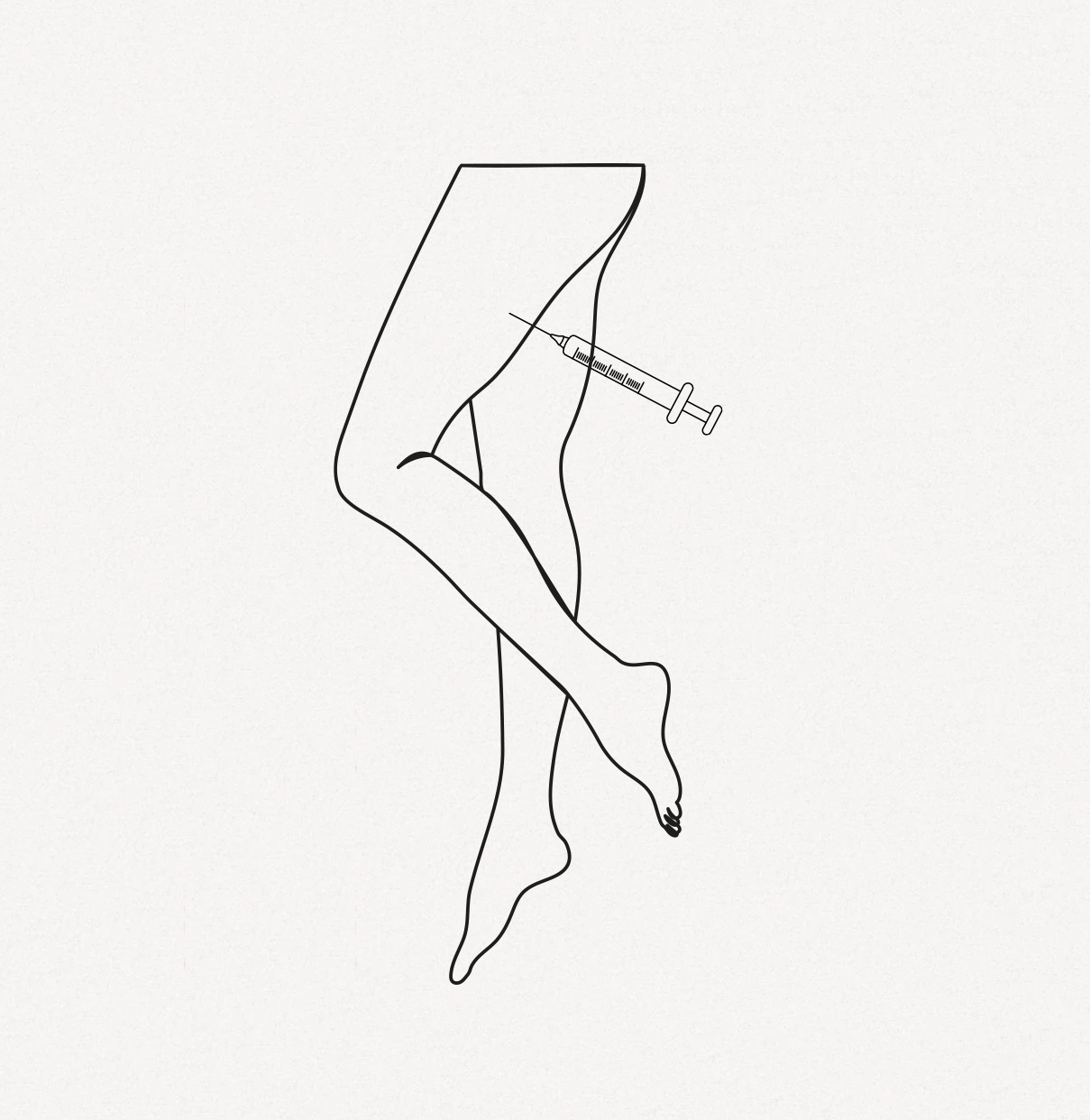 Oberschenkel Oberschenkel Body Ästhetik